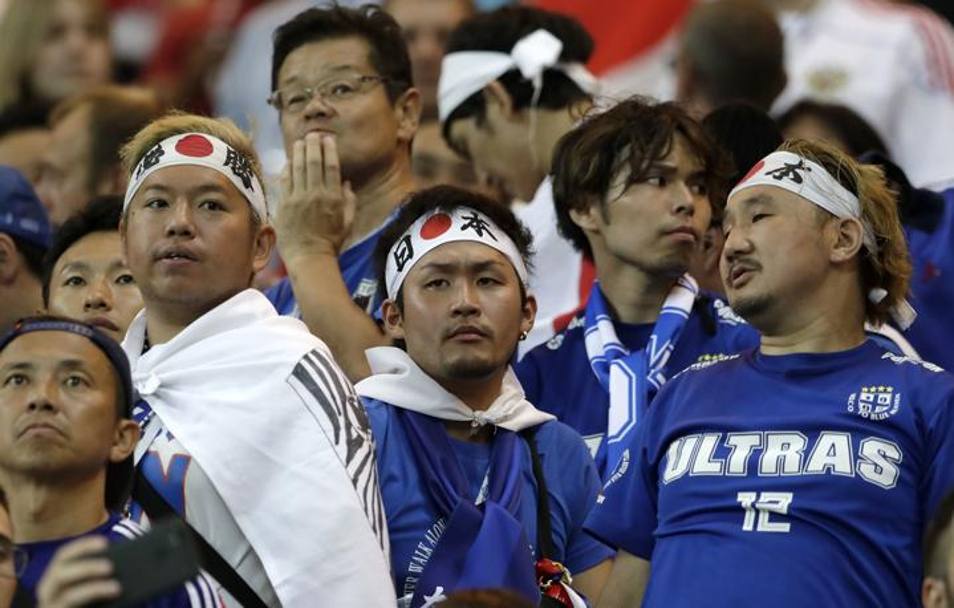 Tifosi giapponesi increduli. AP